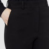 Black Tafira Gabardine Stretch Trousers - Joseph