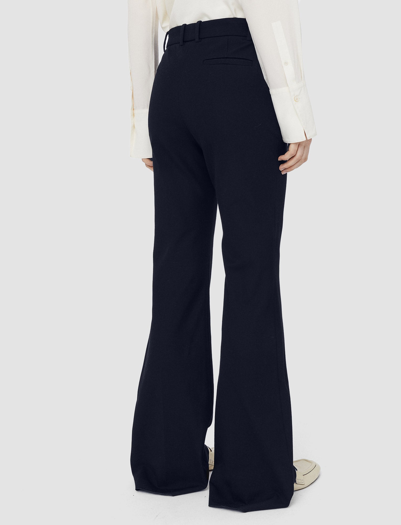 blue-tafira-gabardine-stretch-trousers-JOSEPH