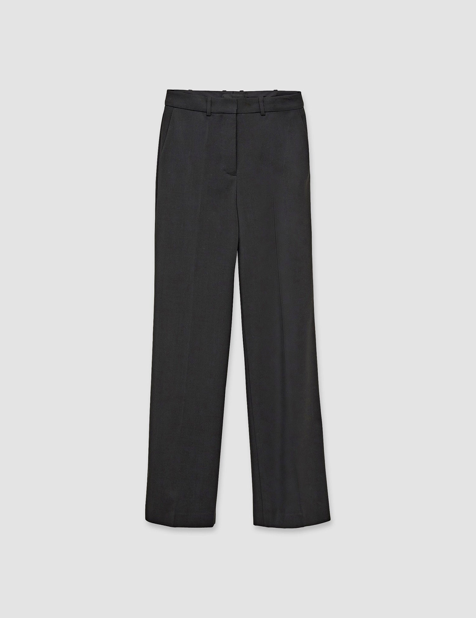 Black Morissey Tailoring Wool Stretch Trousers - Joseph