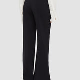 Black Morissey Tailoring Wool Stretch Trousers - Joseph