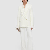 White Jaden Comfort Cady Jacket - Joseph