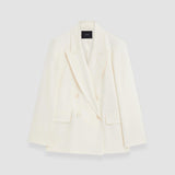 White Jaden Comfort Cady Jacket - Joseph