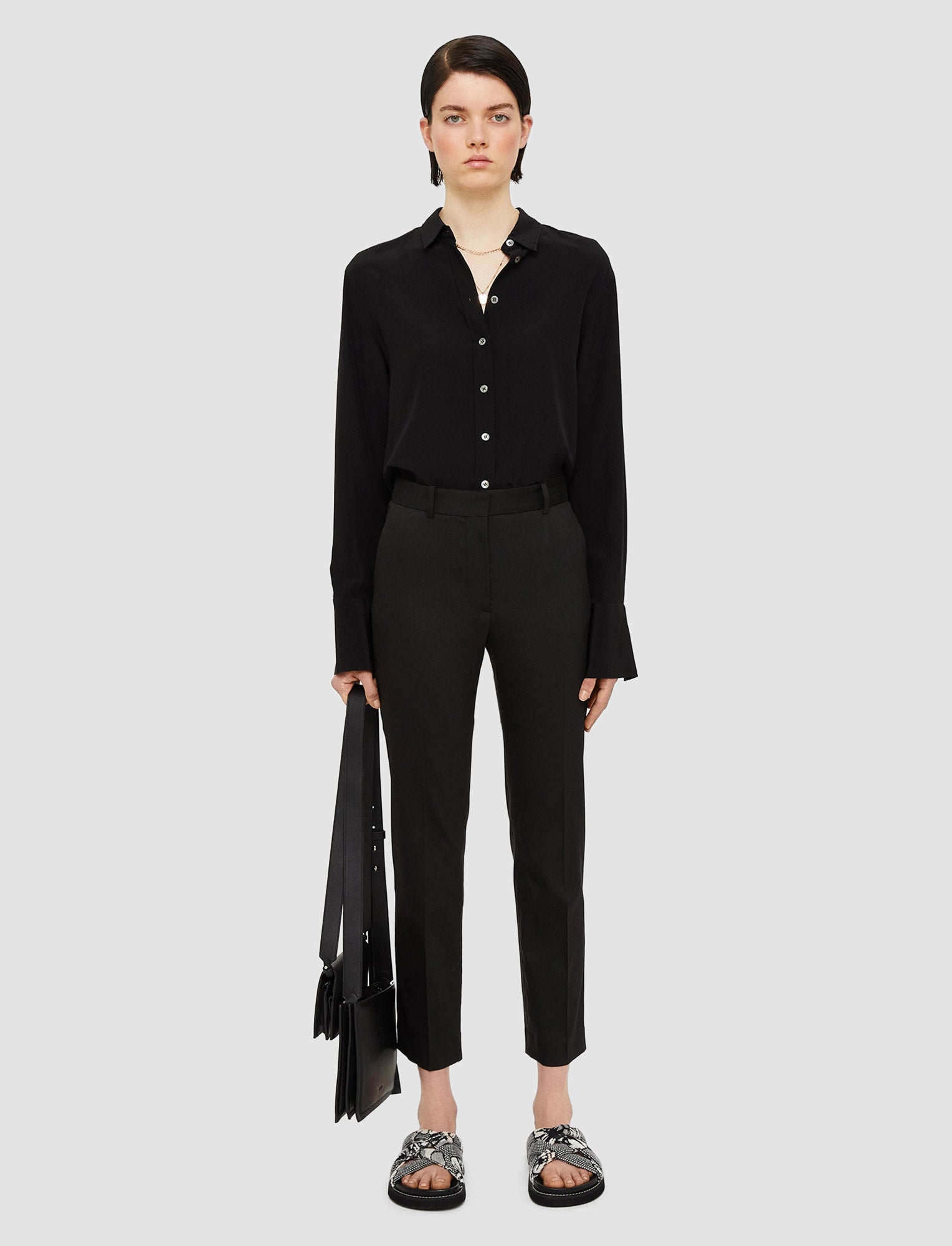 noir-pantalon-coleman-en-gabardine-stretch-legere-JOSEPH