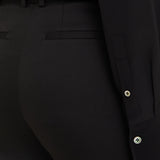 Black Light Gabardine Stretch Coleman Trousers - Joseph