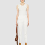 White Light Gabardine Stretch Coleman Trousers - Joseph