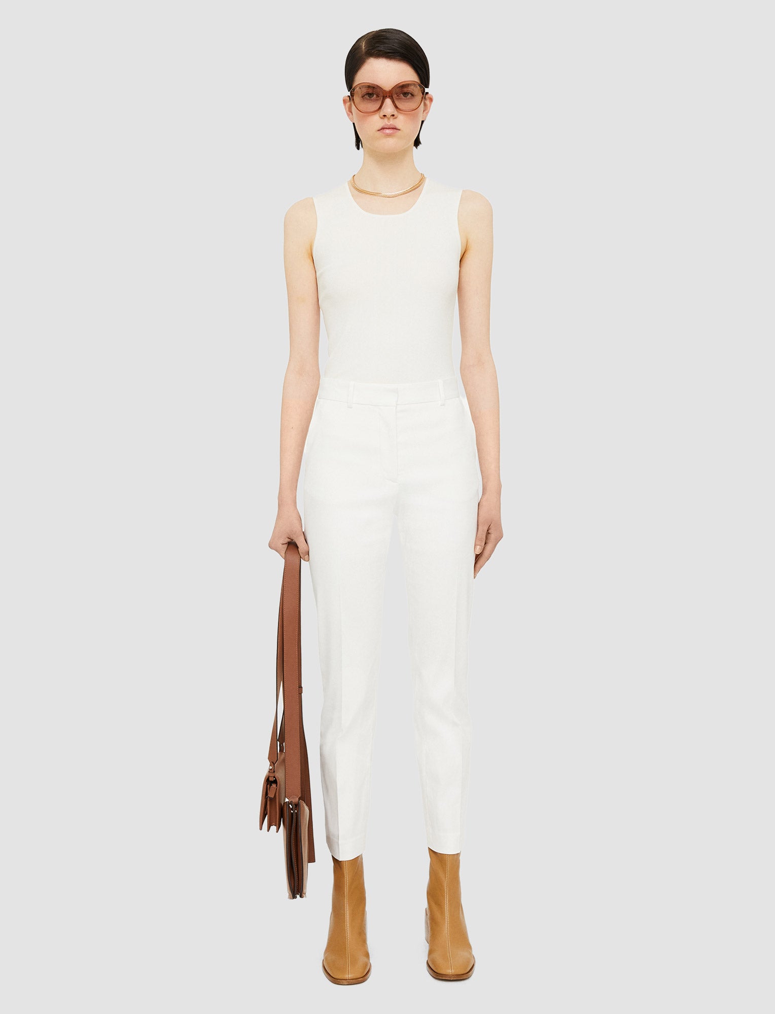 white-light-gabardine-stretch-coleman-trousers-JOSEPH