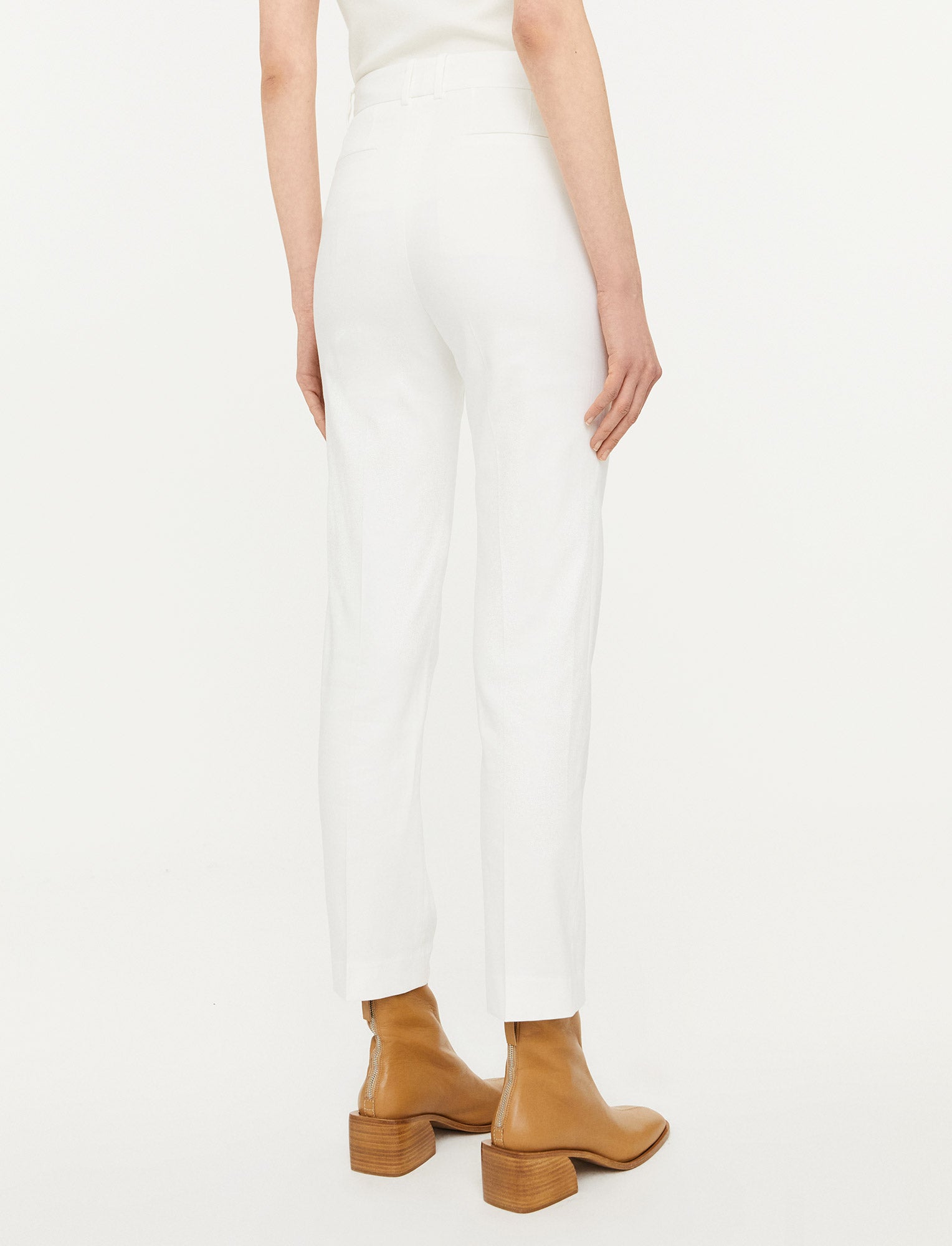 white-light-gabardine-stretch-coleman-trousers-JOSEPH