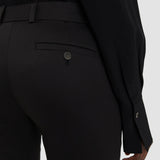 Black Bing Court Light Gabardine Stretch Trousers - Joseph