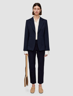 Blue Glenview Tailoring Wool Stretch Jacket - Joseph