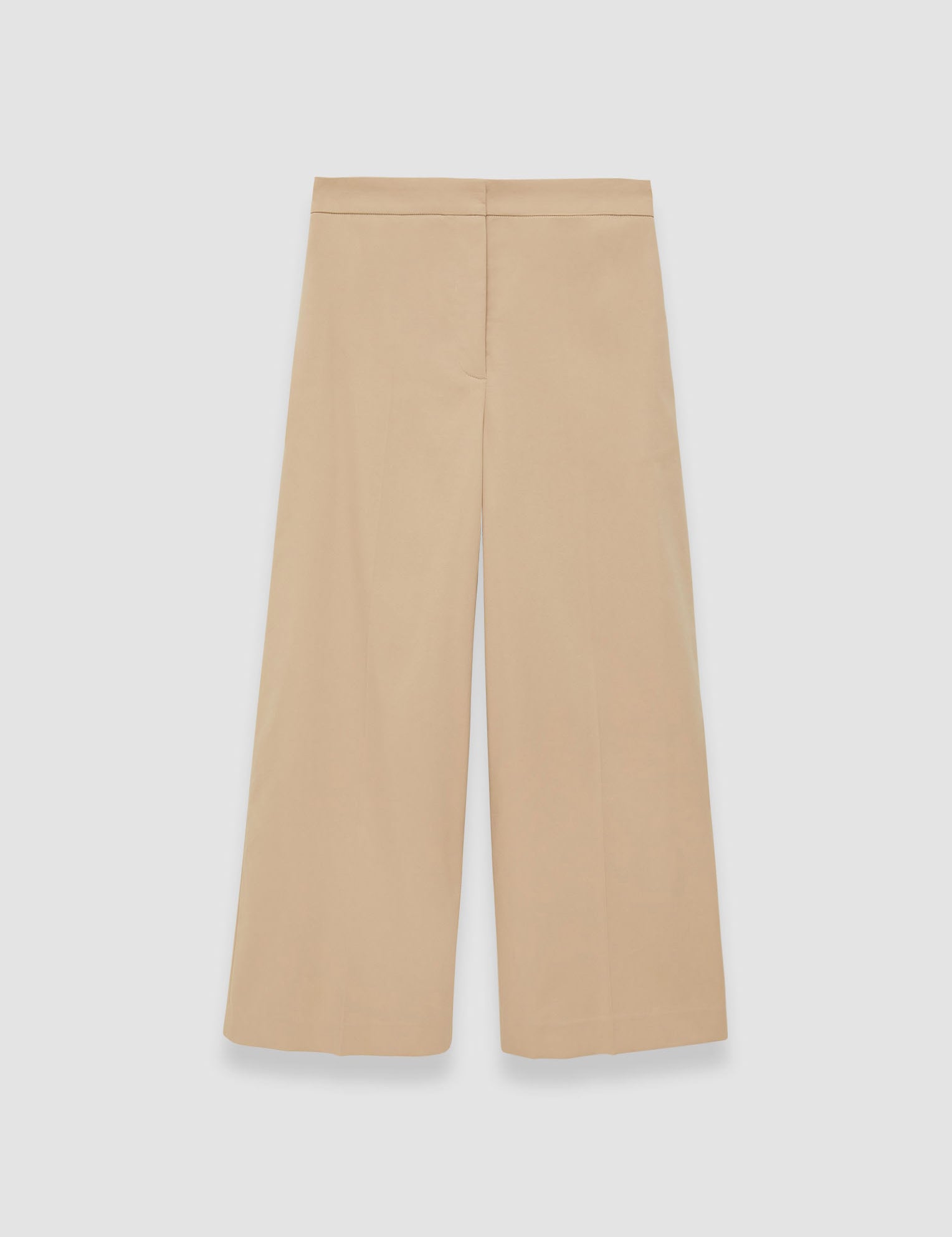 Beige Temple Light Gabardine Stretch Trousers - Joseph