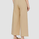 Beige Temple Light Gabardine Stretch Trousers - Joseph