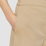 Beige Temple Light Gabardine Stretch Trousers - Joseph