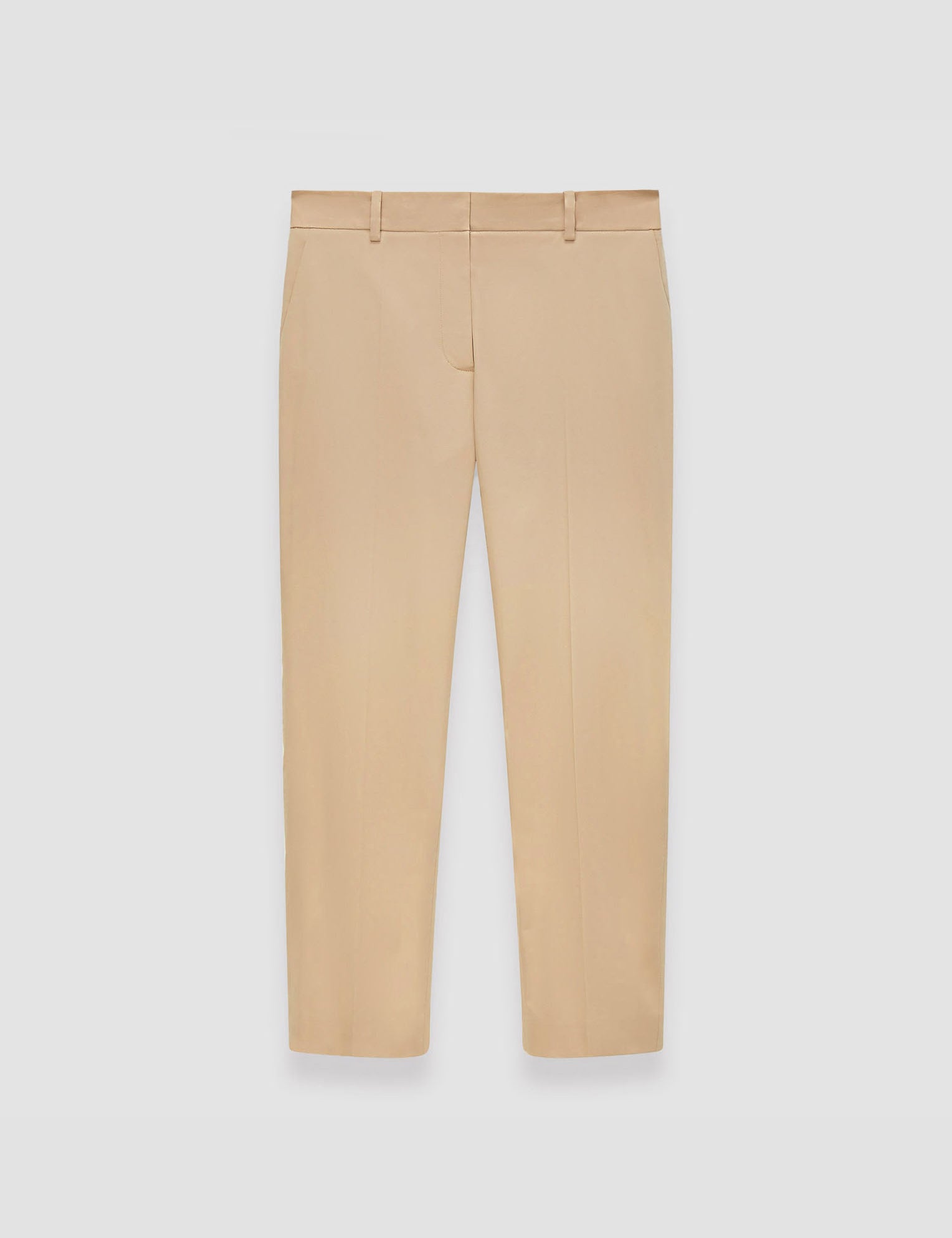 Beige Bing Court Light Gabardine Stretch Trousers - Joseph