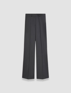 Grey Morissey Tailoring Wool Stretch Trousers - Joseph