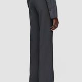 Grey Morissey Tailoring Wool Stretch Trousers - Joseph