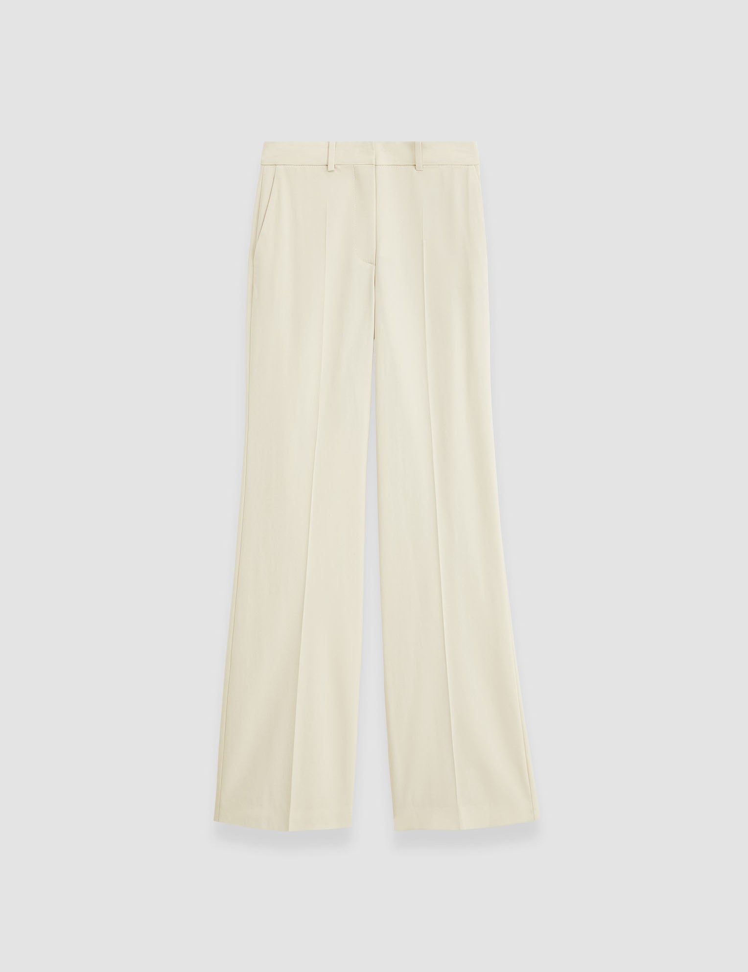 Beige Morissey Tailoring Wool Stretch Trousers - Joseph