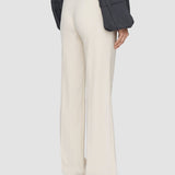 Beige Morissey Tailoring Wool Stretch Trousers - Joseph