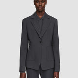 Grey Glenview Tailoring Wool Stretch Jacket - Joseph