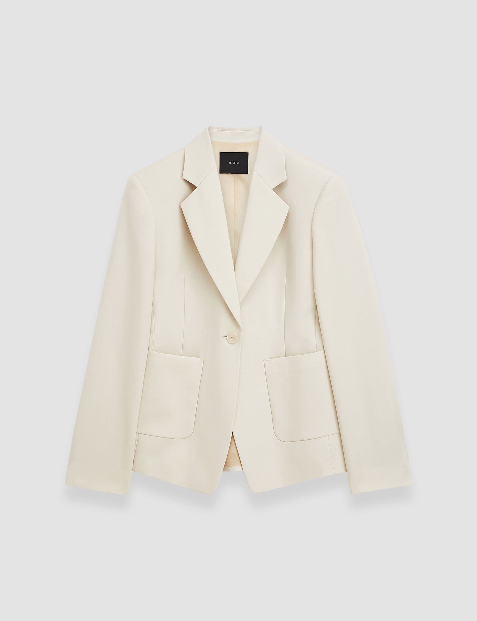 Beige Glenview Tailoring Wool Stretch Jacket - Joseph