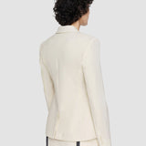 Beige Glenview Tailoring Wool Stretch Jacket - Joseph