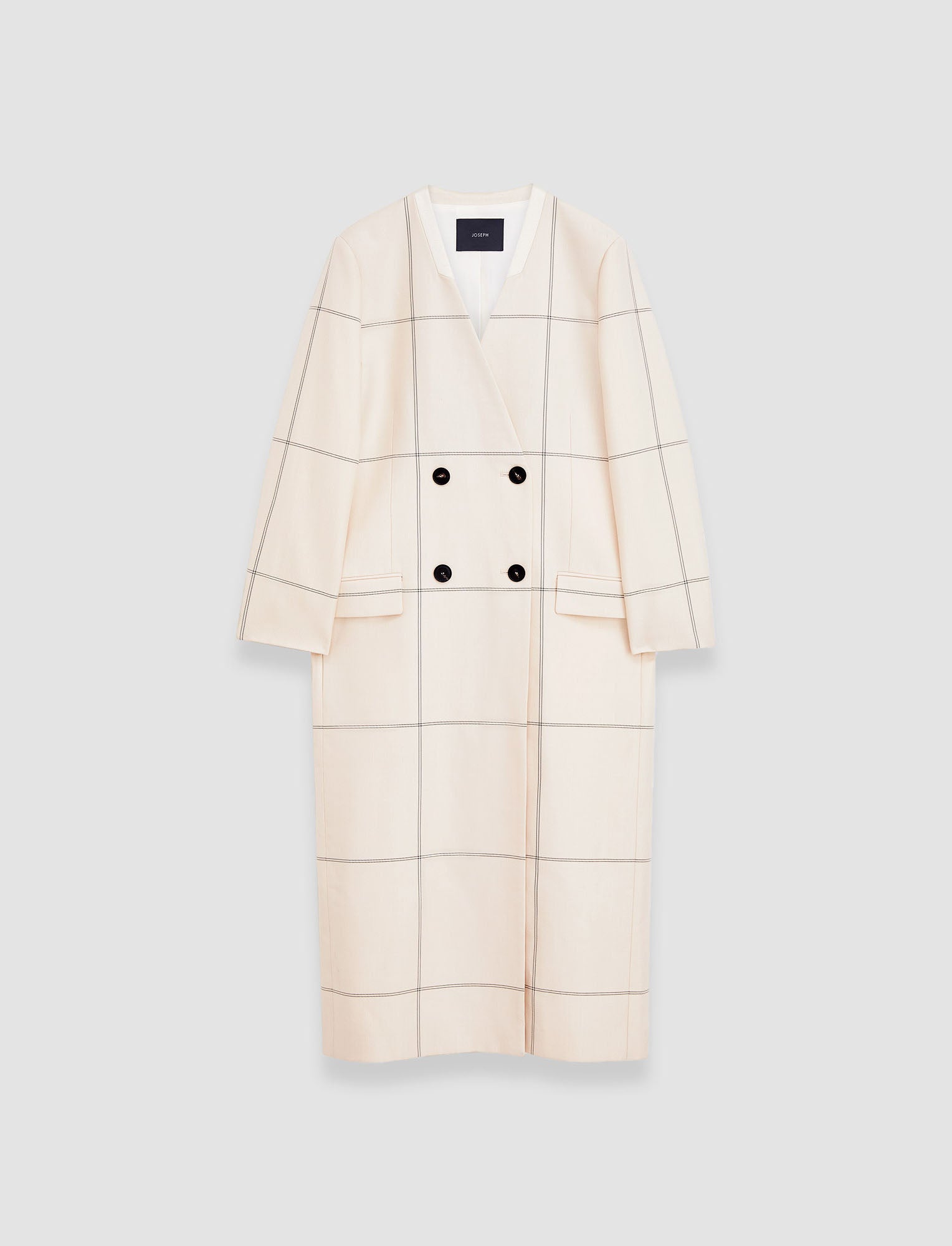 white-wool-tartan-lalo-coat-JOSEPH