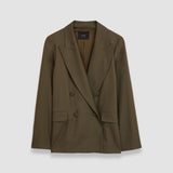 Green Viscose Twill Jaden Jacket - Joseph