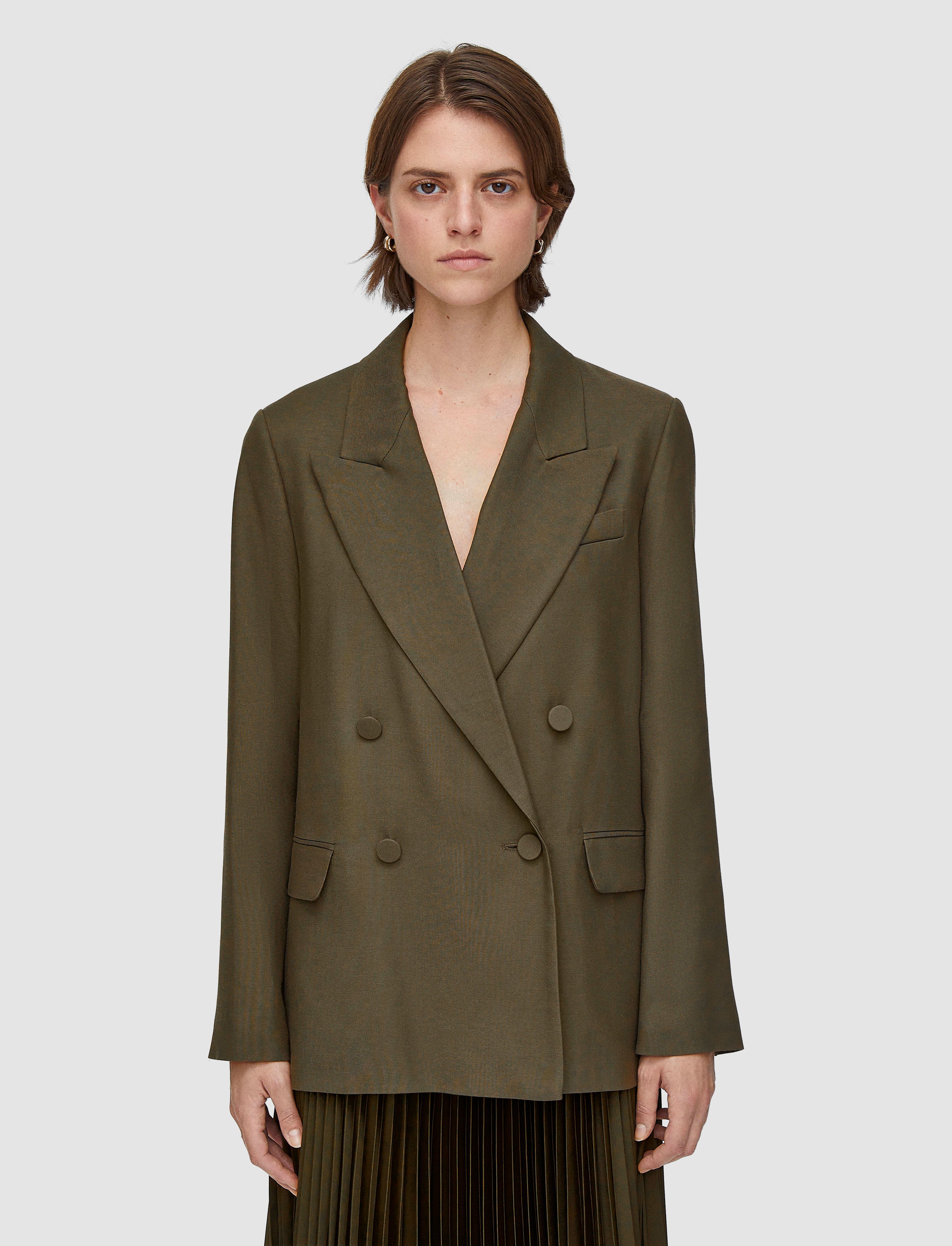 green-viscose-twill-jaden-jacket-JOSEPH