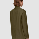 Green Viscose Twill Jaden Jacket - Joseph