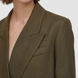 Green Viscose Twill Jaden Jacket - Joseph