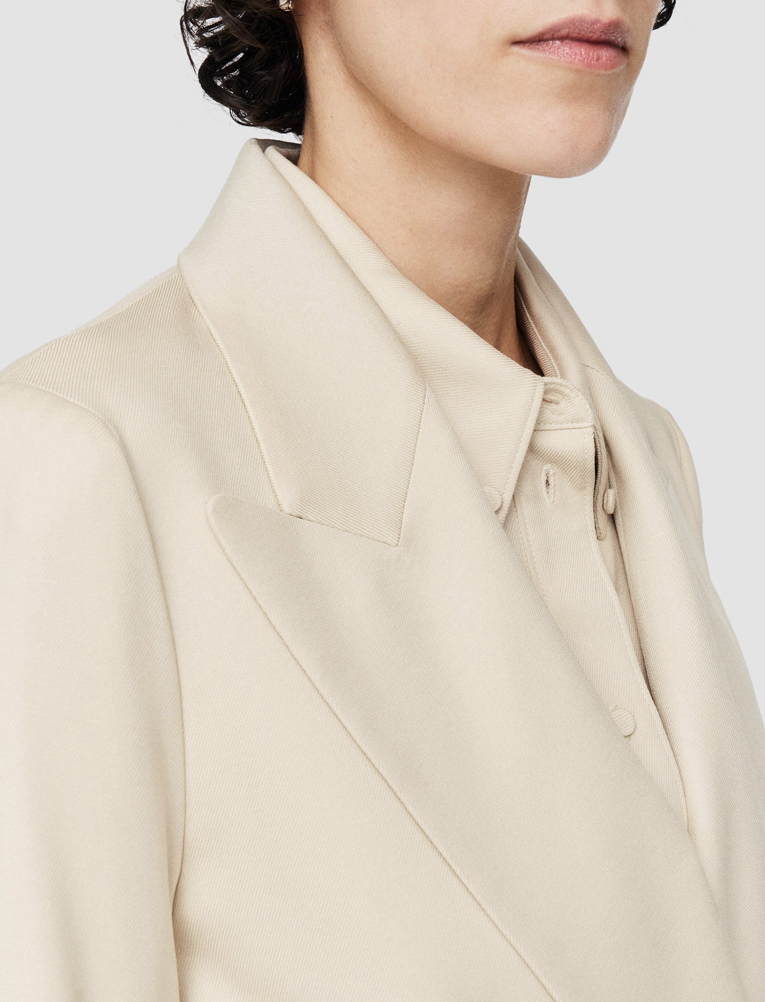 beige-viscose-twill-jaden-jacket-JOSEPH