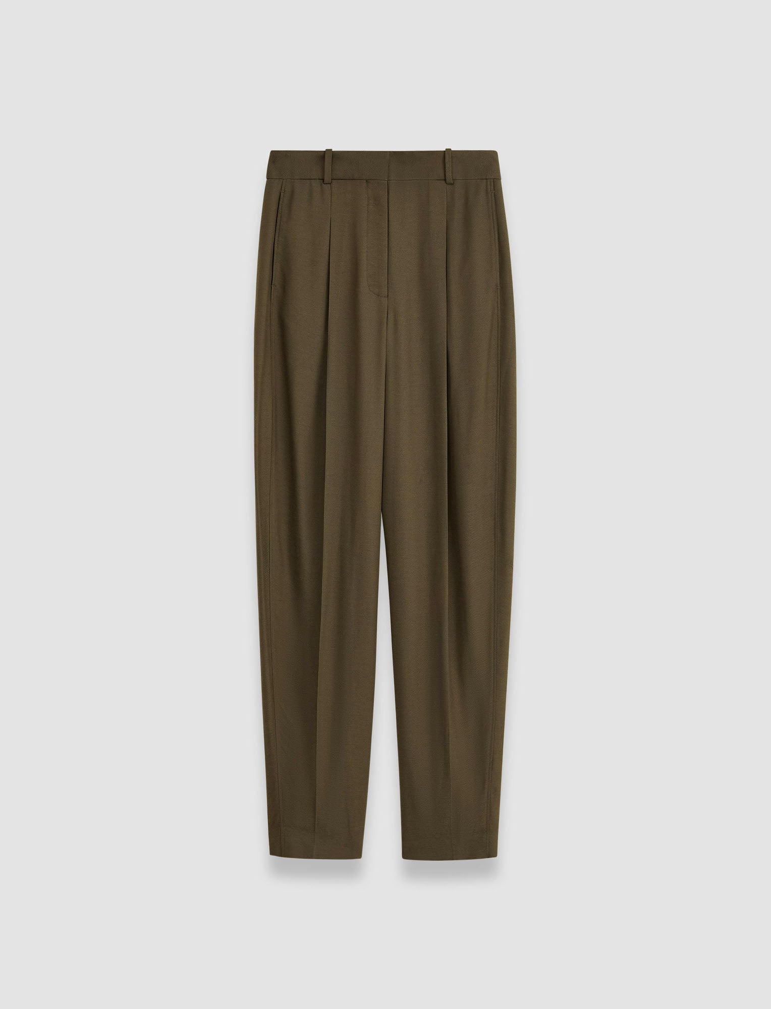 vert-pantalon-germain-en-serge-de-viscose-JOSEPH