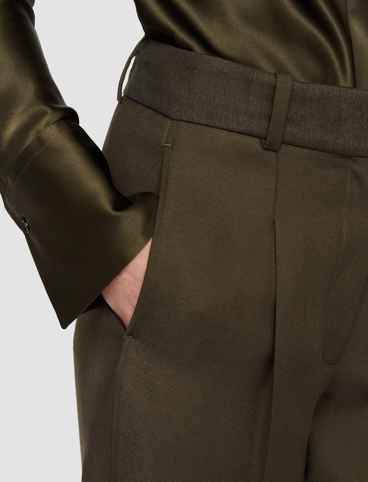 green-viscose-twill-germain-trousers-JOSEPH