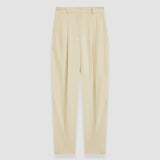 Beige Viscose Twill Germain Trousers - Joseph