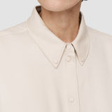 Beige Viscose Twill Felicien Blouse - Joseph