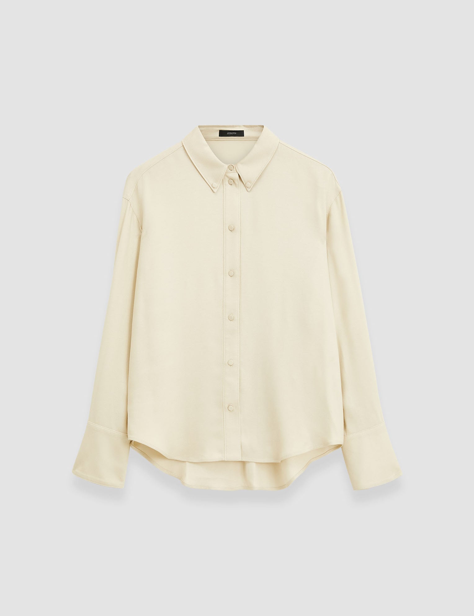 Beige Viscose Twill Felicien Blouse - Joseph