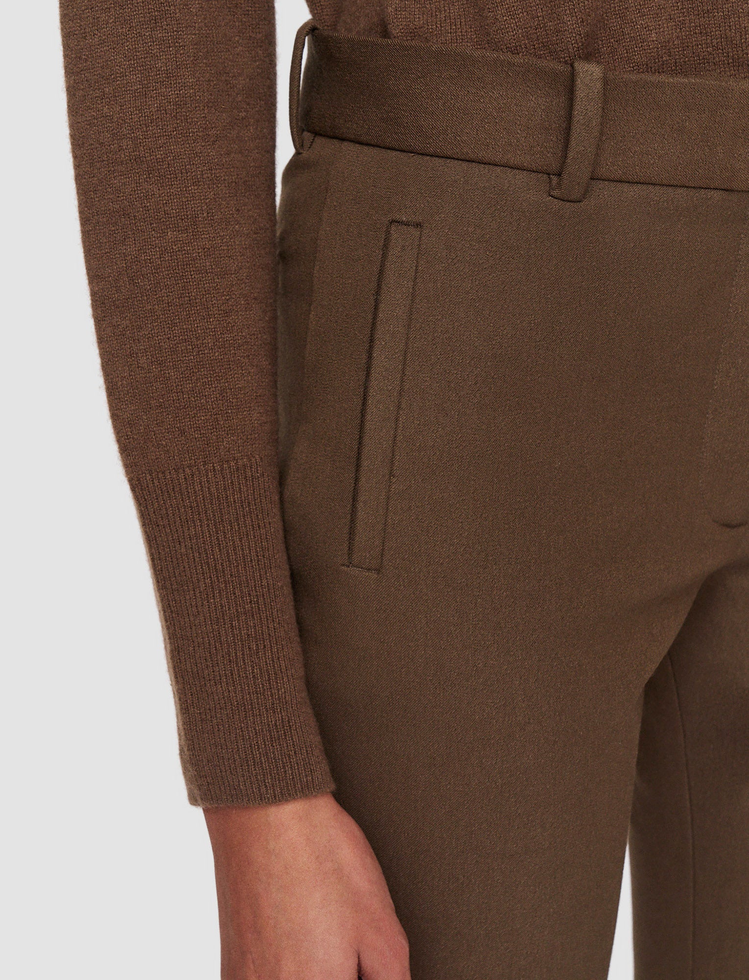 brown-new-eliston-gabardine-stretch-trousers-JOSEPH