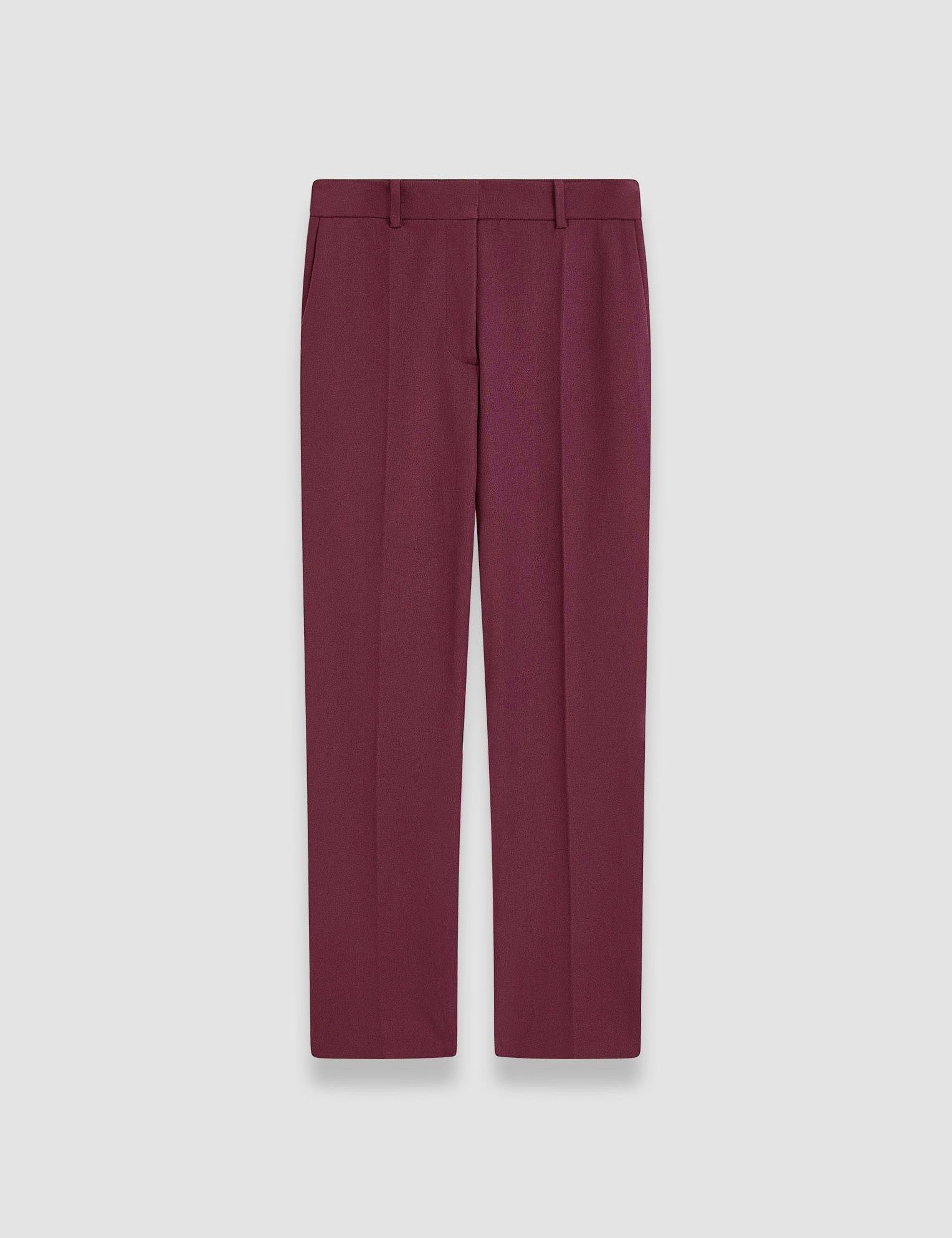 Purple Coleman Gabardine Stretch Trousers - Joseph