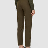 Green Coleman Gabardine Stretch Trousers - Joseph