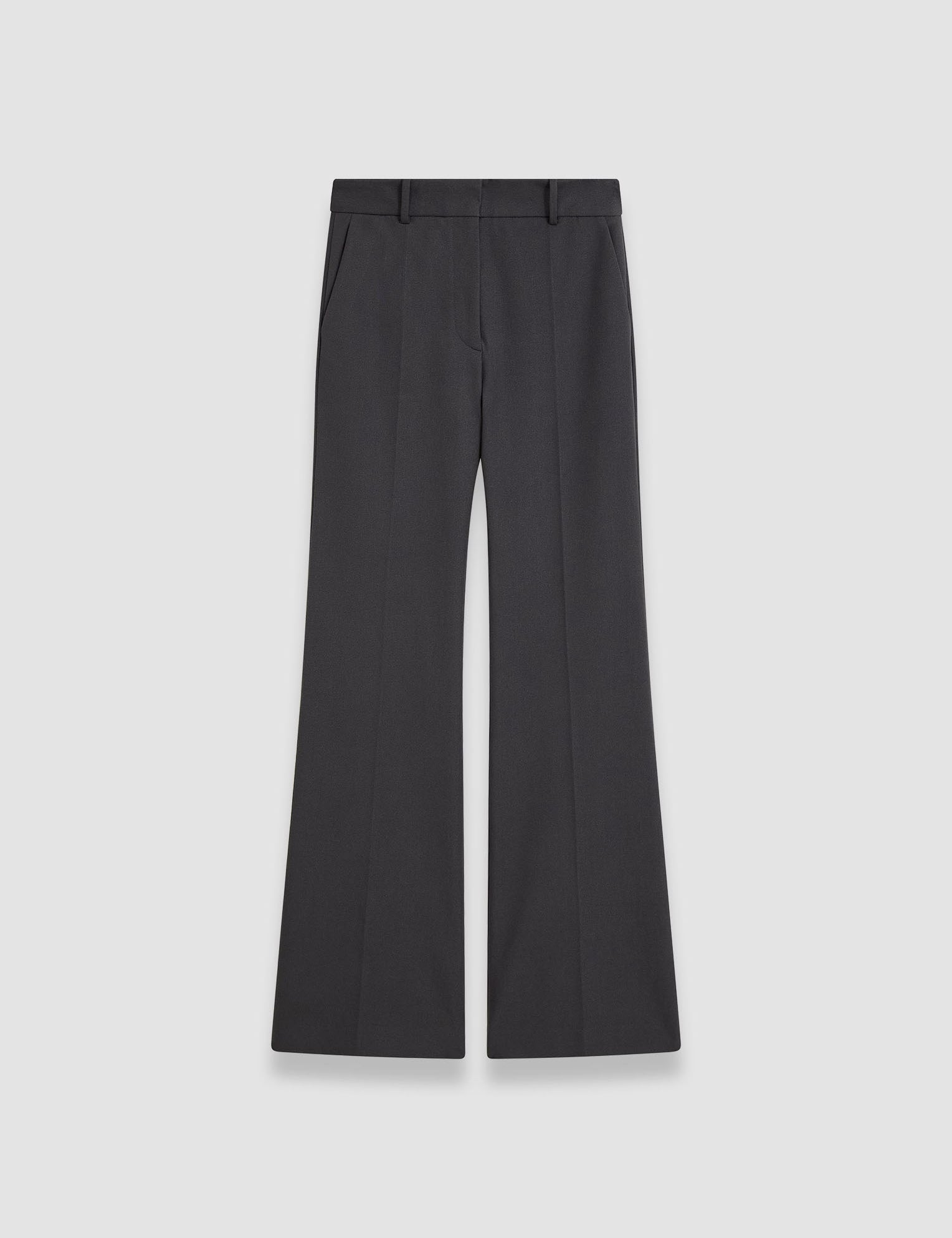 Grey Tafira Gabardine Stretch Trousers - Joseph