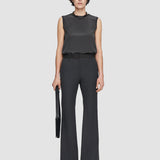 Grey Tafira Gabardine Stretch Trousers - Joseph