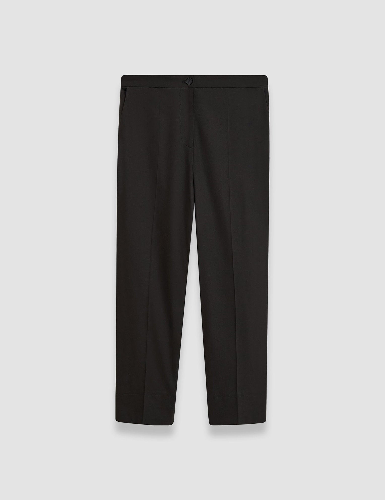 Black Tottenham Light Gabardine Stretch Trousers - Joseph