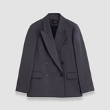 Grey Jaden Tailoring Wool Stretch Jacket - Joseph