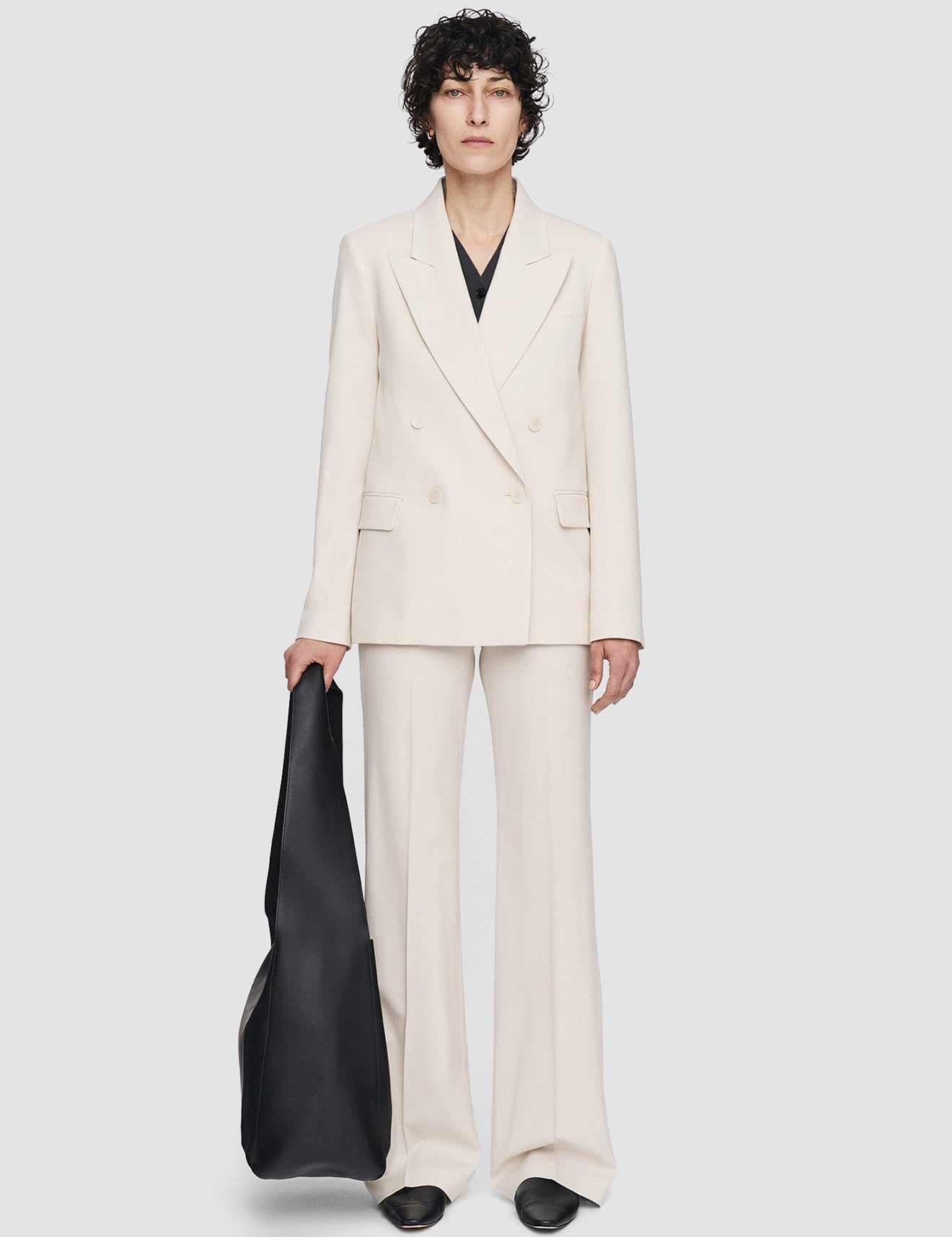 Beige Jaden Tailoring Wool Stretch Jacket - Joseph