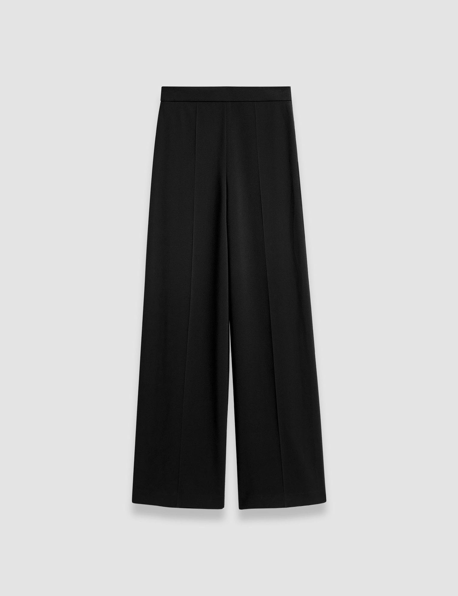 Black Alane Comfort Cady Trousers - Joseph