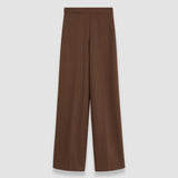 Brown Alane Comfort Cady Trousers - Joseph