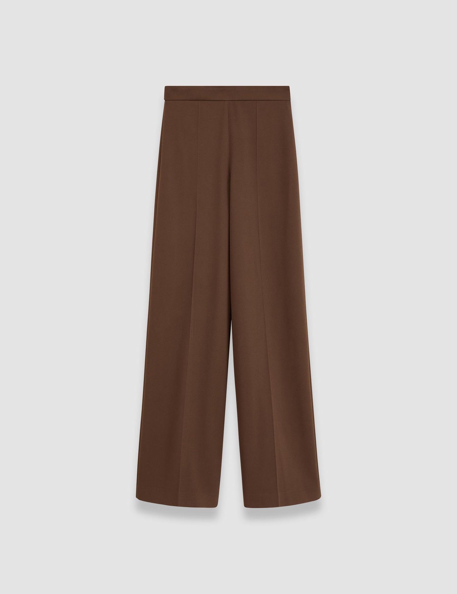 Brown Alane Comfort Cady Trousers - Joseph