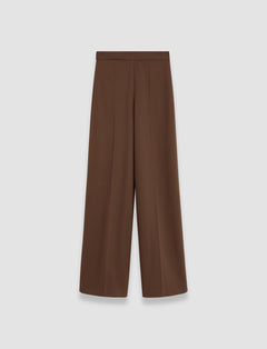 Brown Alane Comfort Cady Trousers - Joseph