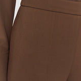 Brown Alane Comfort Cady Trousers - Joseph