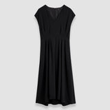 Black Comfort Cady Turot Dress - Joseph