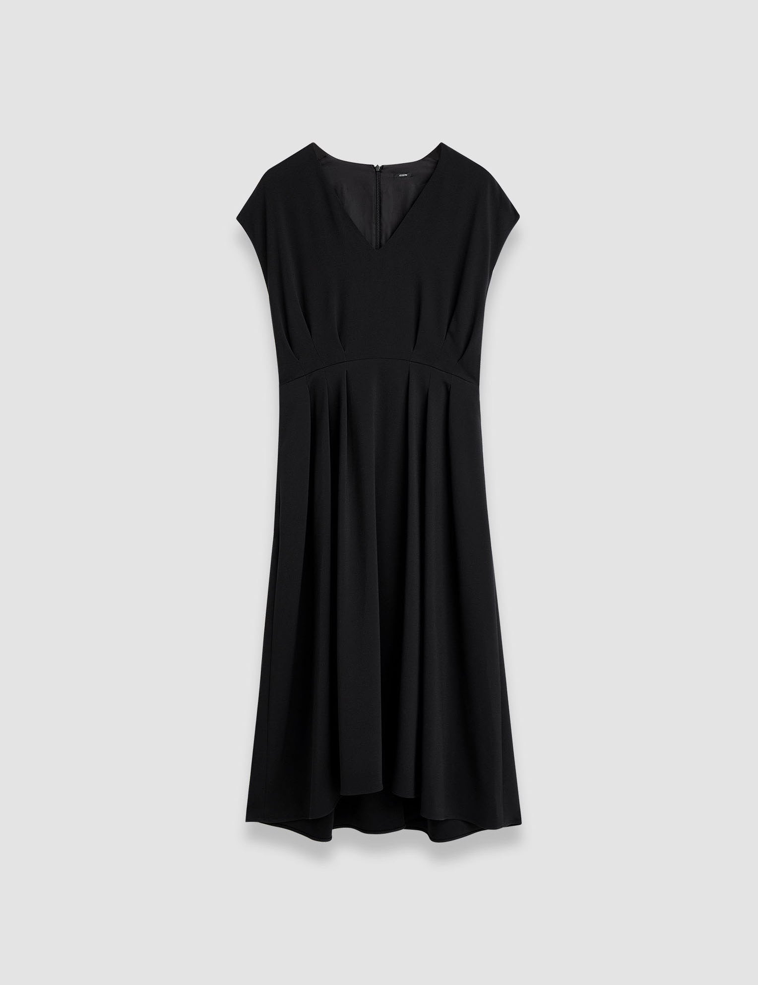 Black Comfort Cady Turot Dress - Joseph